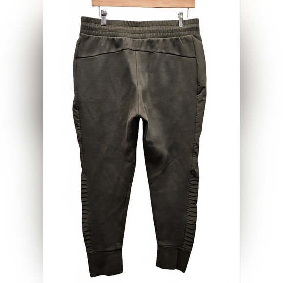 Puma Evostripe Modern Streetwear Motor Joggers Pants Olive Green Size Large - Picture 7 of 16